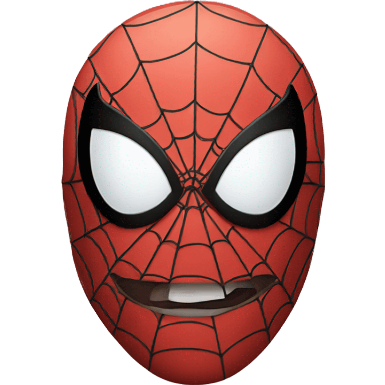 spiderman face emoji