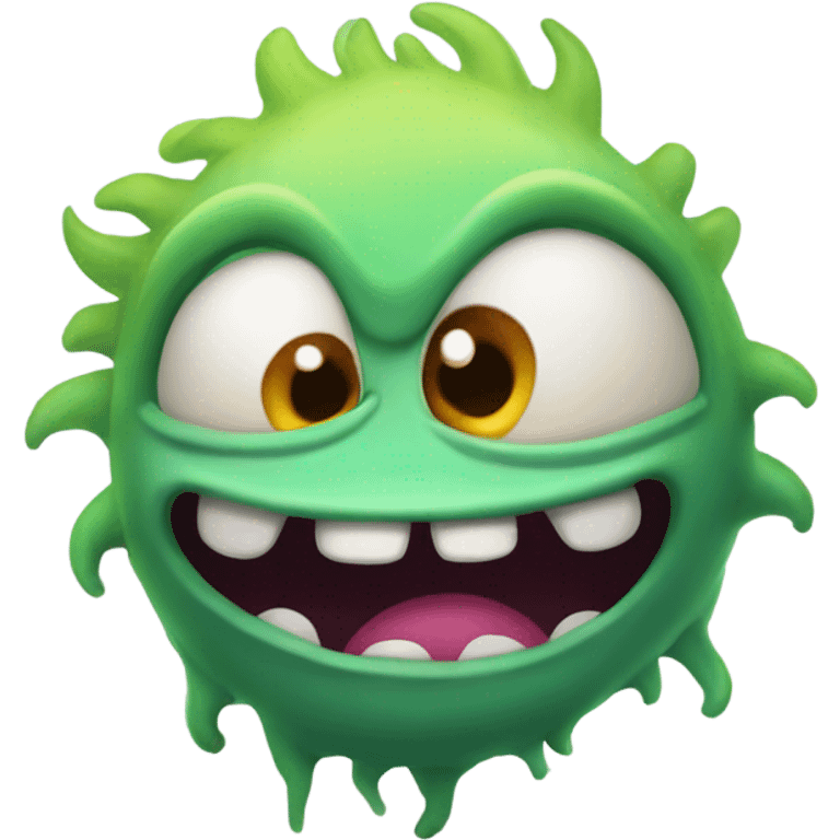 Farting friendly monster emoji