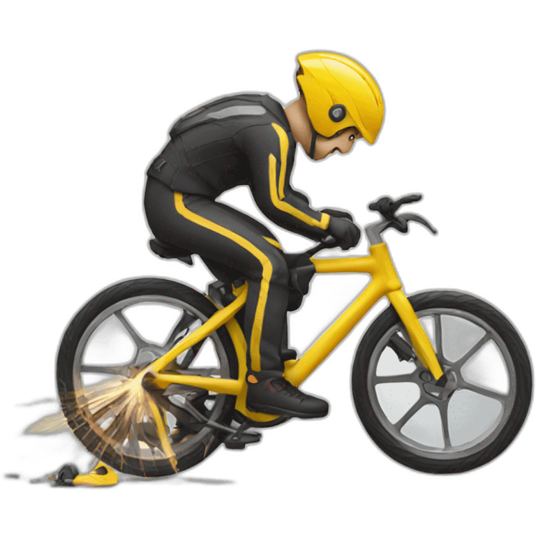 bike crash emoji