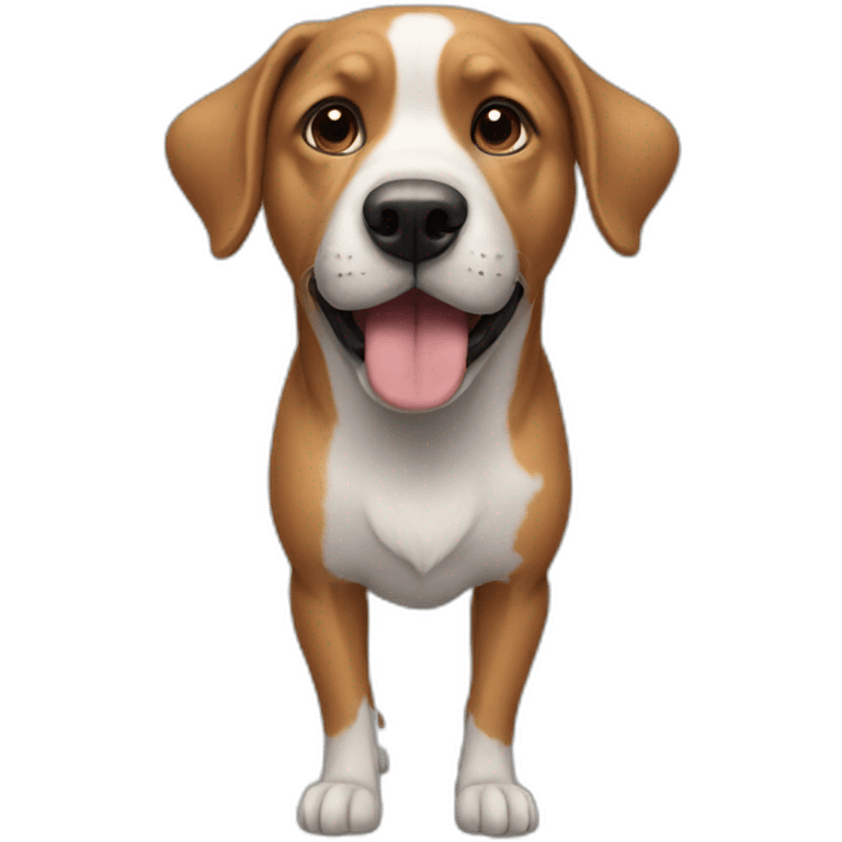 dog on a men emoji