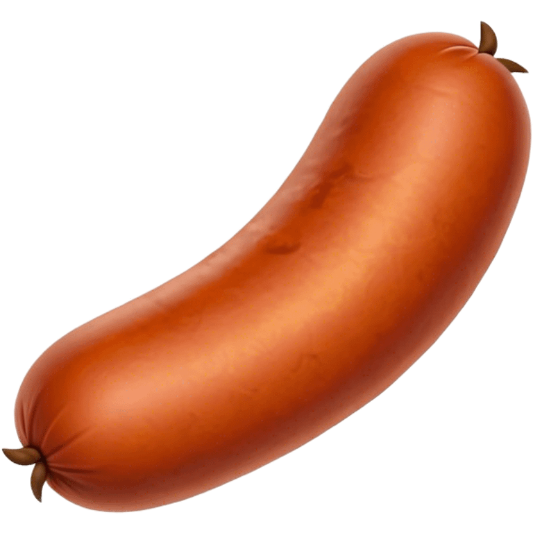 Chorizo Cinematic Realistic Chorizo Dish Emoji, depicted as a single, perfectly spiced sausage, rendered with rich textures and dynamic, appetizing lighting. emoji