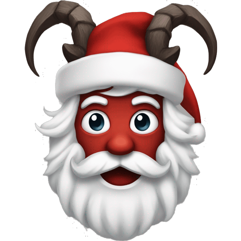 Santa vs Krampus  emoji