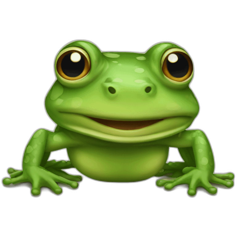 Communist frog emoji