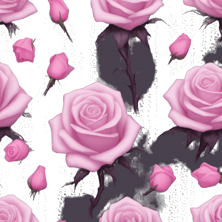 goth roses emoji