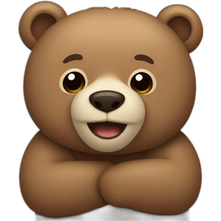 bear huggin emoji