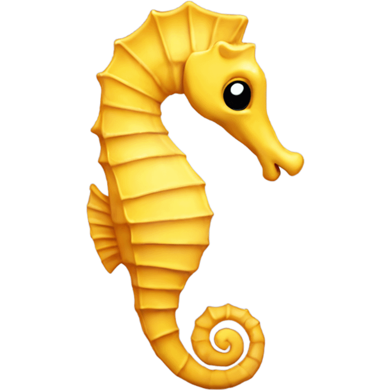 Seahorse that's yellow emoji