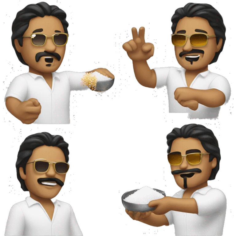 Salt bae sprnkles salt emoji