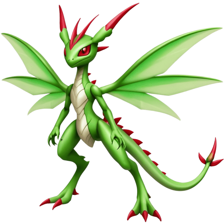  Cool Edgy Shiny Futuristic Ethereal Legendary Scizor-Digimon-Schyther-Flygon-hybrid full body emoji