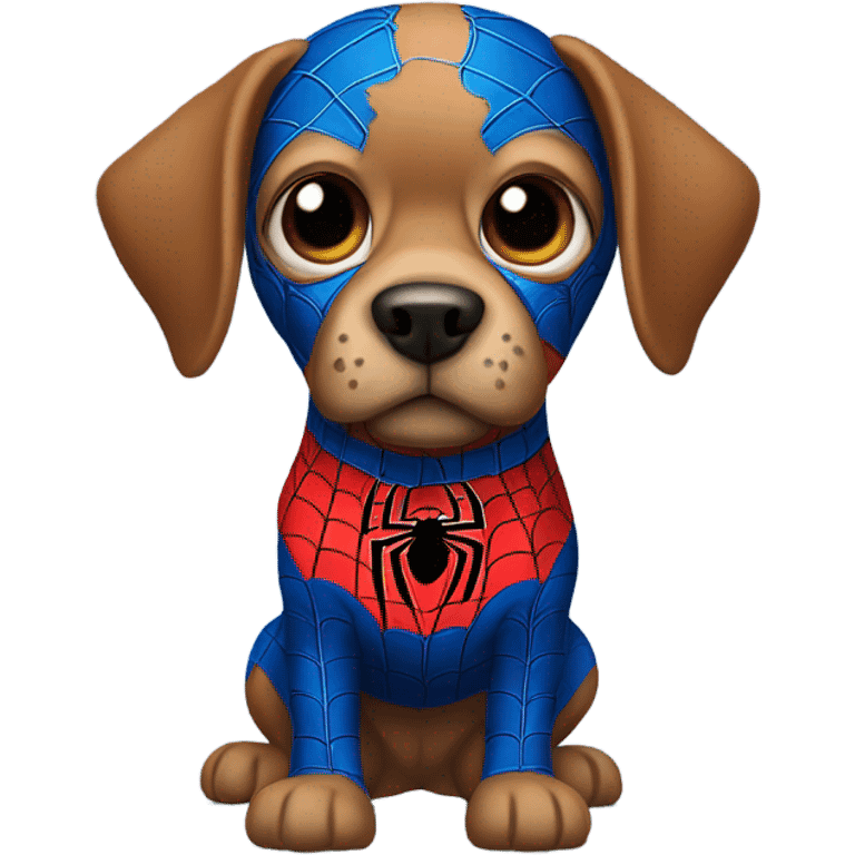 DOG in full SPIDER MAN emoji