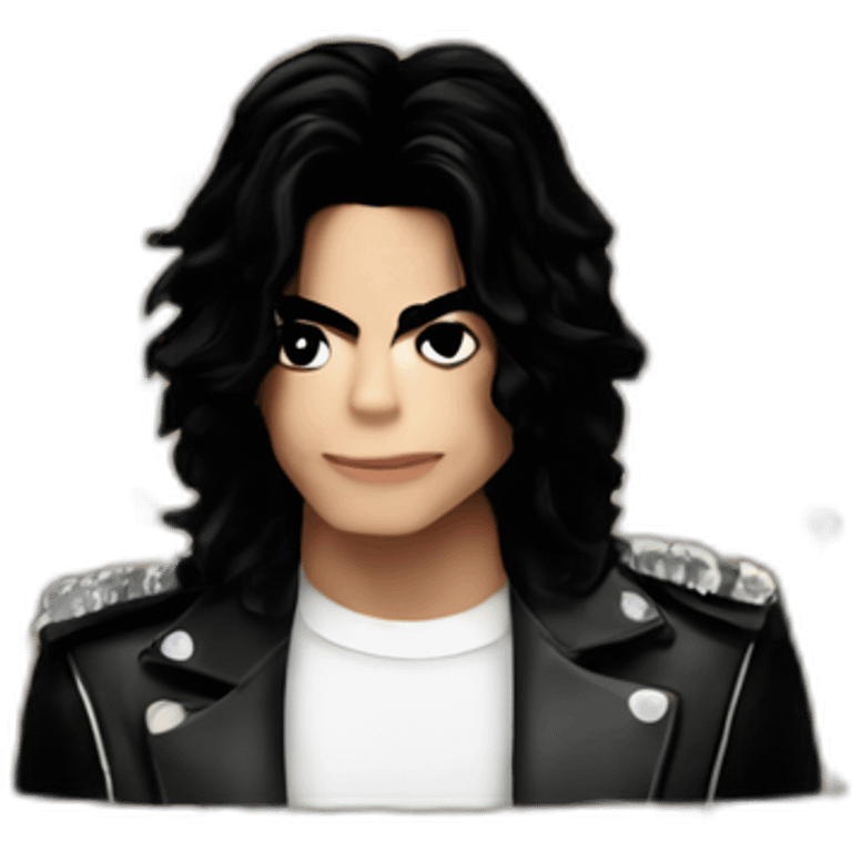 Cara de Michael Jackson muy real emoji