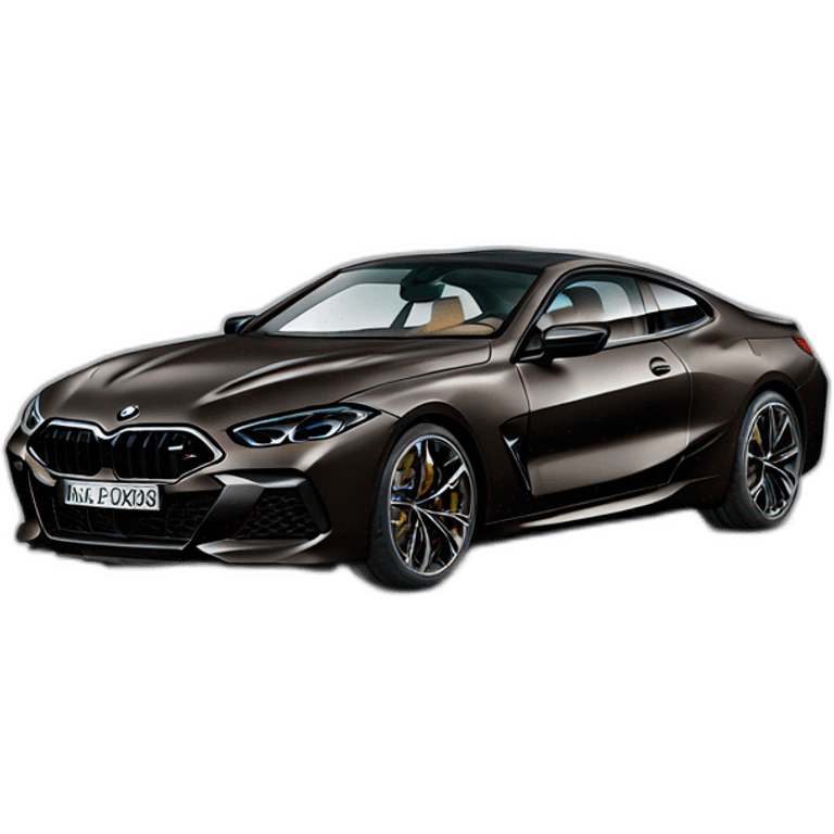 black bmw m8 emoji