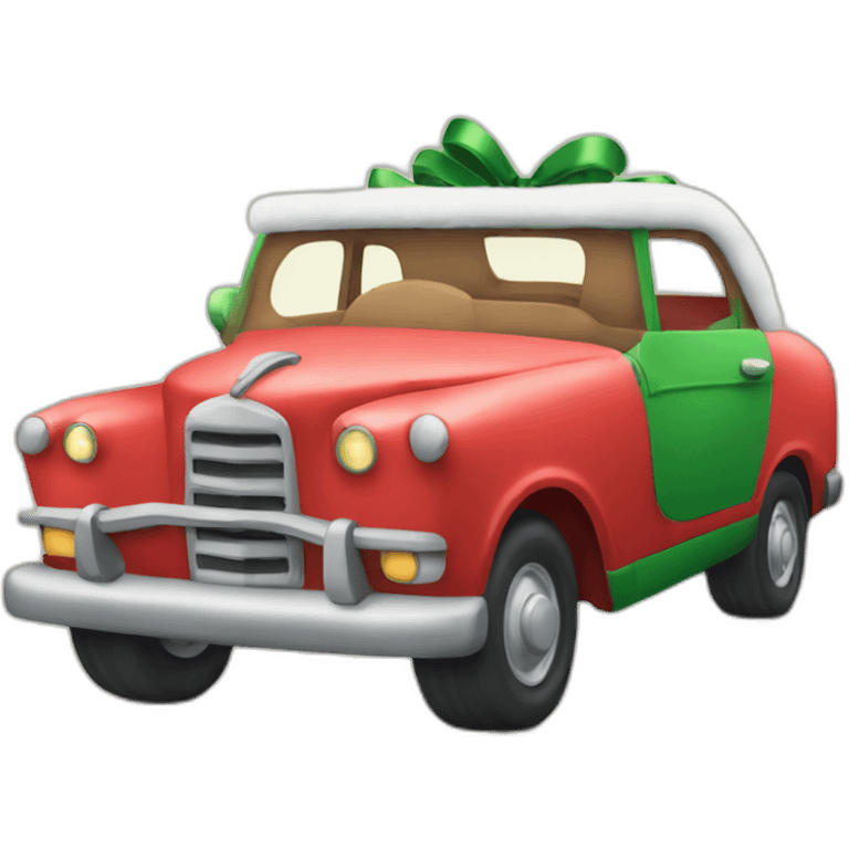 carro de navidad emoji