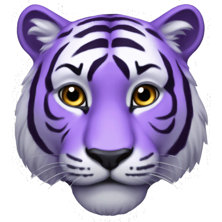 Purple tiger emoji