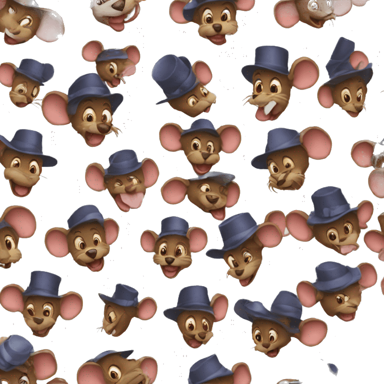 Ratatuille whit hat  emoji