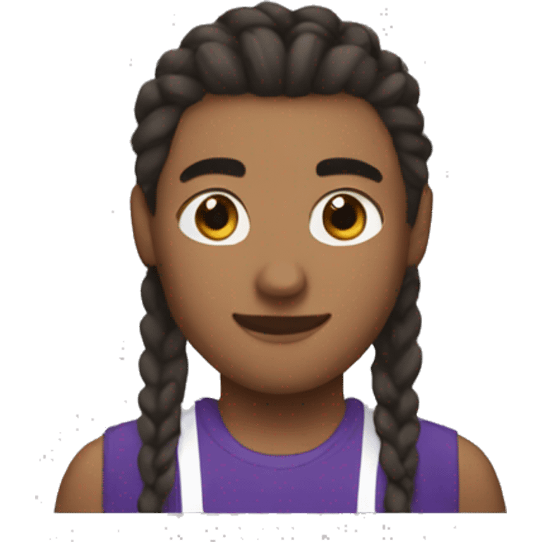 Justin Jefferson with braids ai emoji emoji