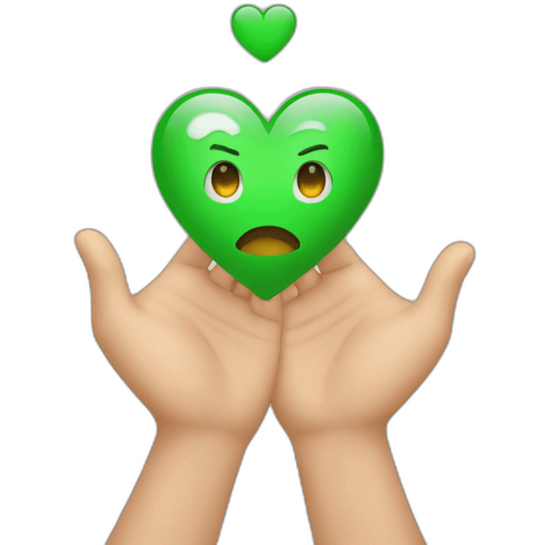 Coeur avec les mains emoji