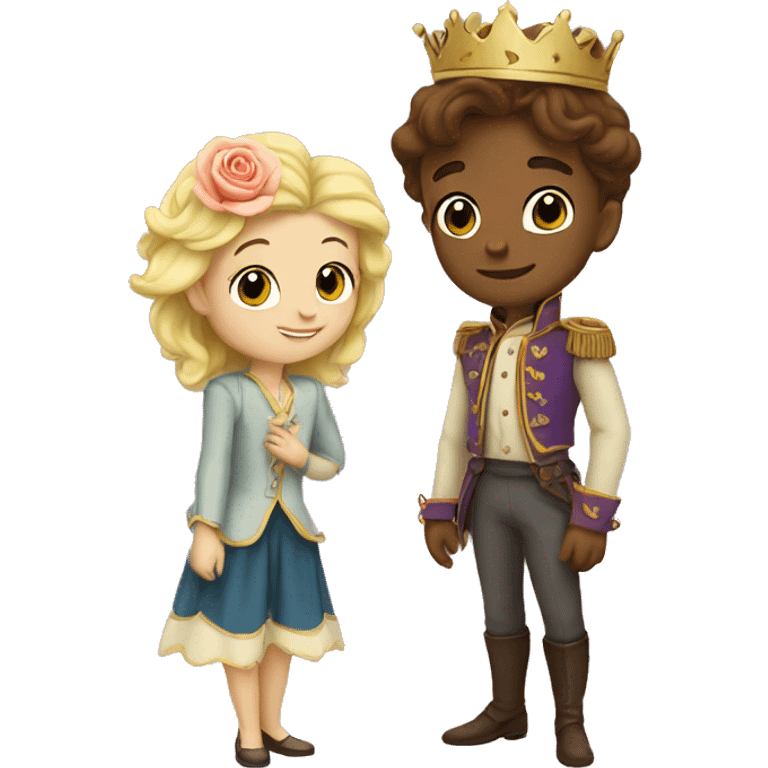 little prince and rose emoji