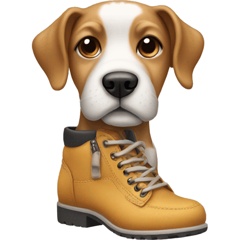 dog in a shoe emoji