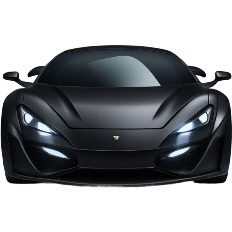 Black super car emoji