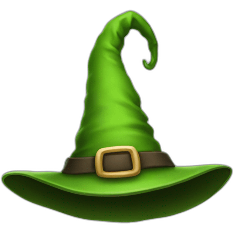 Green Witch hat emoji