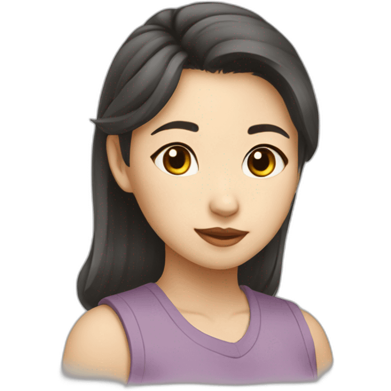 Asian Female Cute Cat ENTJ emoji