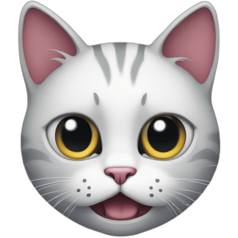 Scary cat emoji