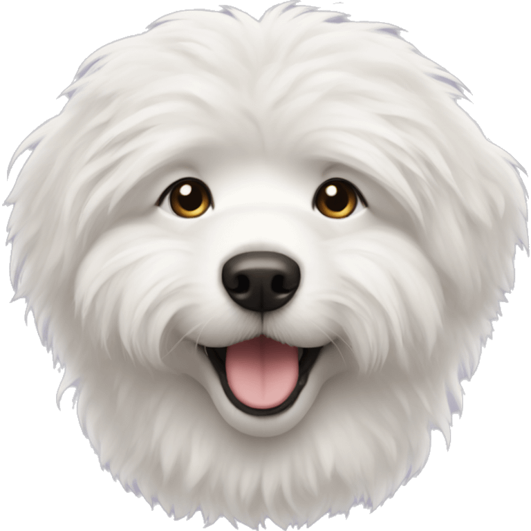 White fluffy Dog emoji