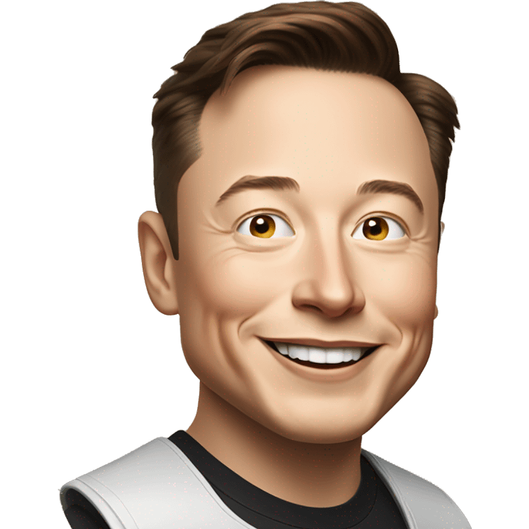 ELON MUSK SMILING emoji