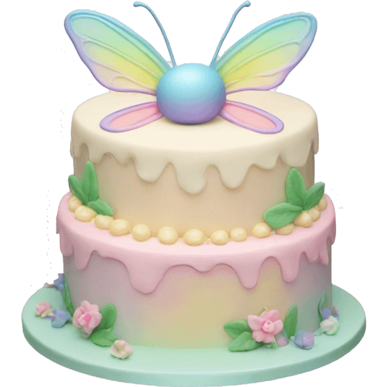 Fairy pastel cake emoji