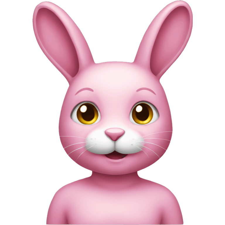 Female pink rabbit emoji