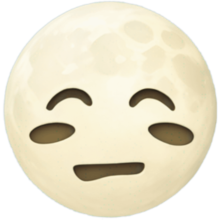 White moon and stars emoji