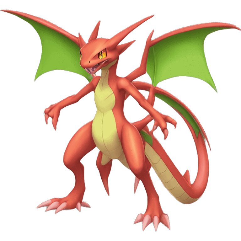  Cool Edgy Genesect-Flygon-Charizard-Fakemon Full Body emoji