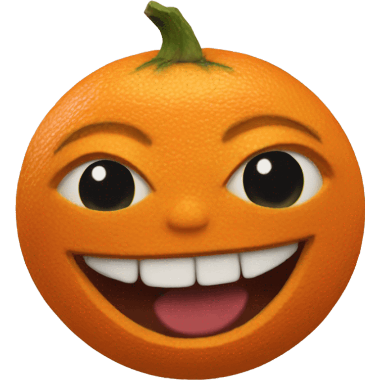 Annoying orange emoji