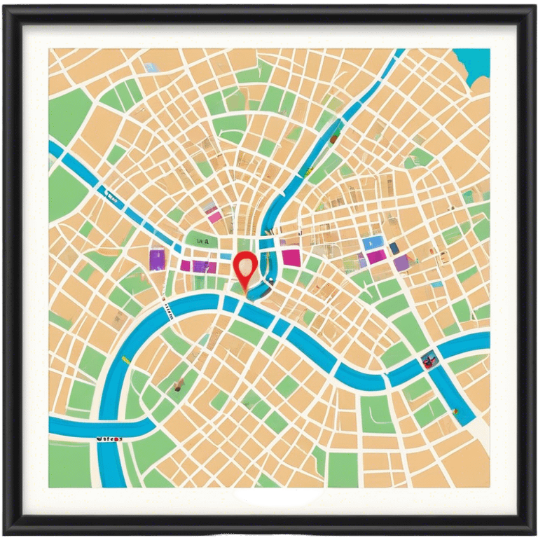 Paris map emoji