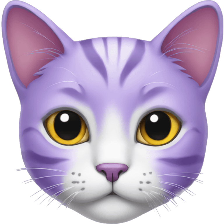 Purple cat emoji