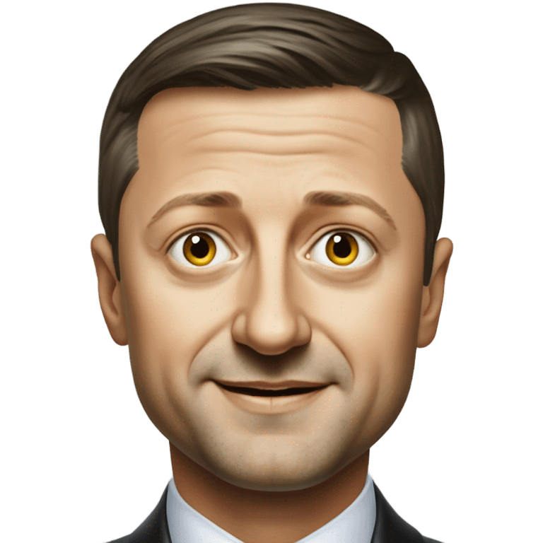 Hyper realistic Vladimir Zelensky  emoji