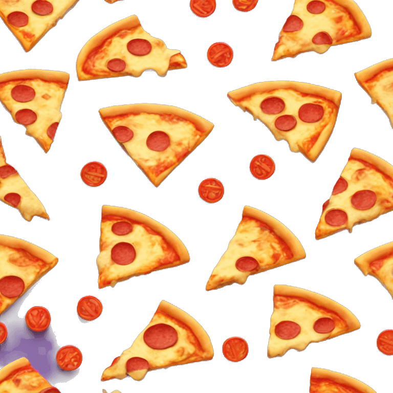 pizza only cheese emoji