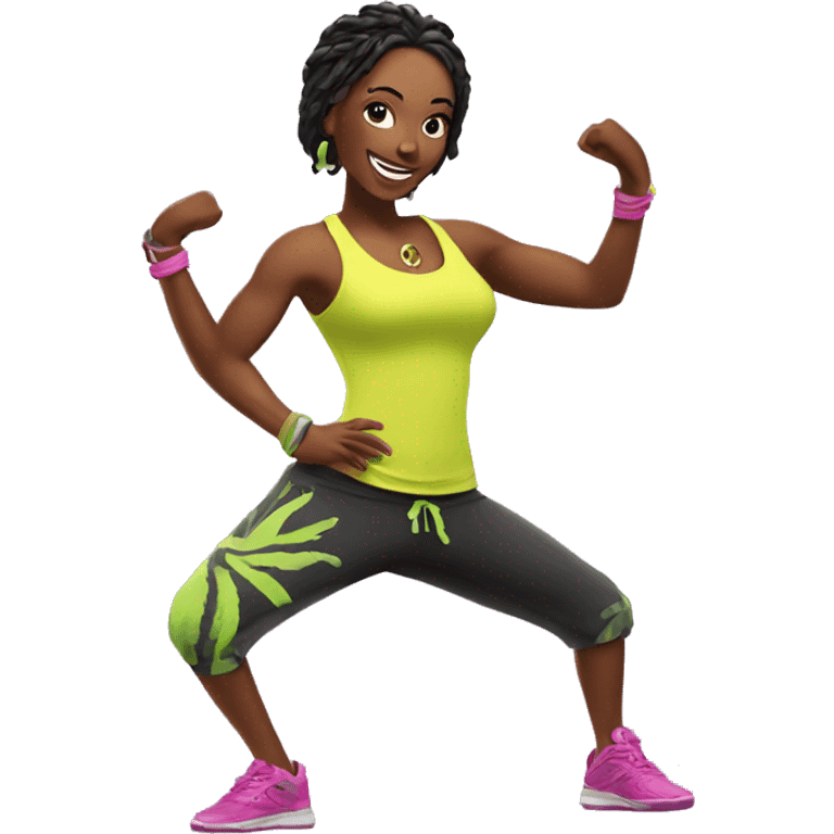 Zumba fitness emoji