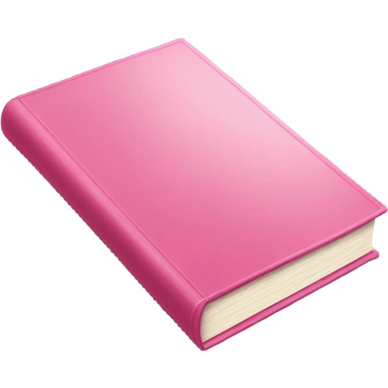 Pink book emoji