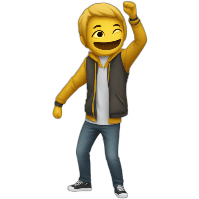 Personne qui dab emoji