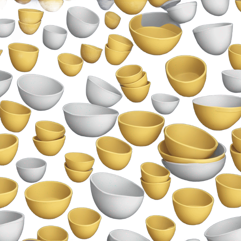 different sizes of Mixing Bowls  emoji