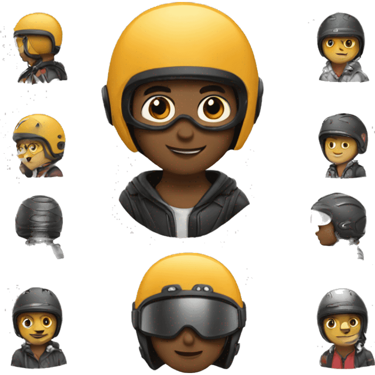 Chat sur moto emoji