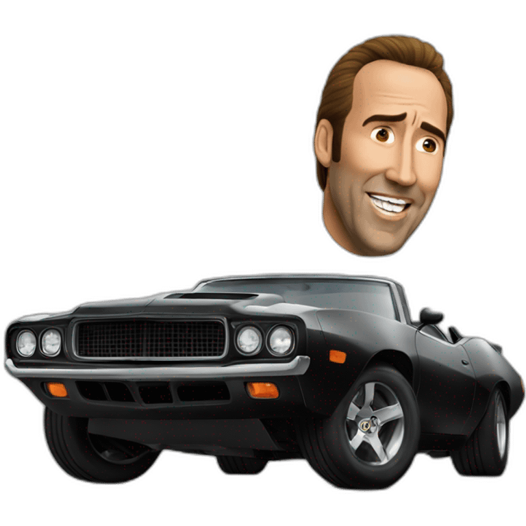 nic cage from fast and furious saying let's ride emoji