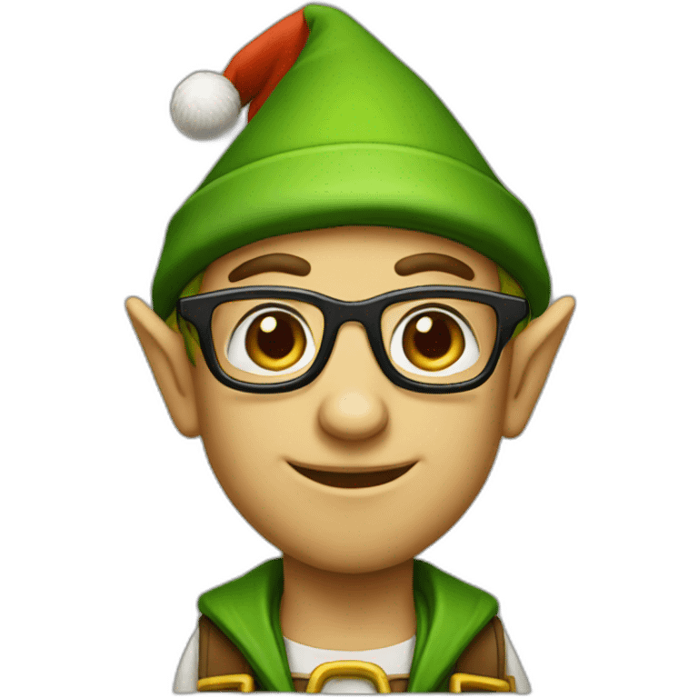 Nerd elf emoji