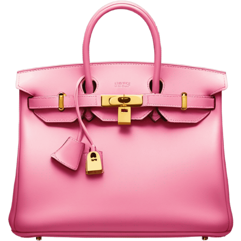 pink bag hermes birkin emoji