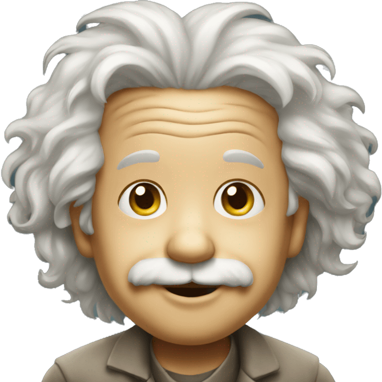 Einstein in kid emoji