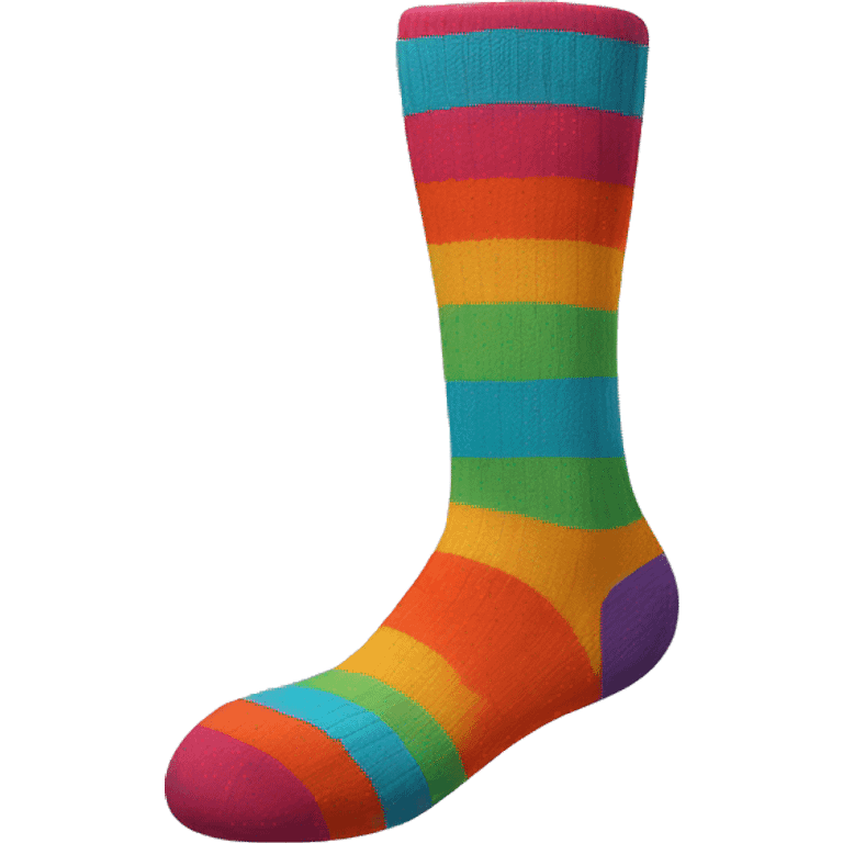 socks with different colour emoji