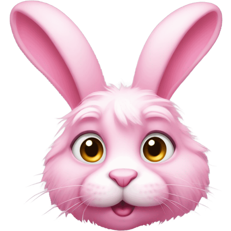 Pink rabbit emoji