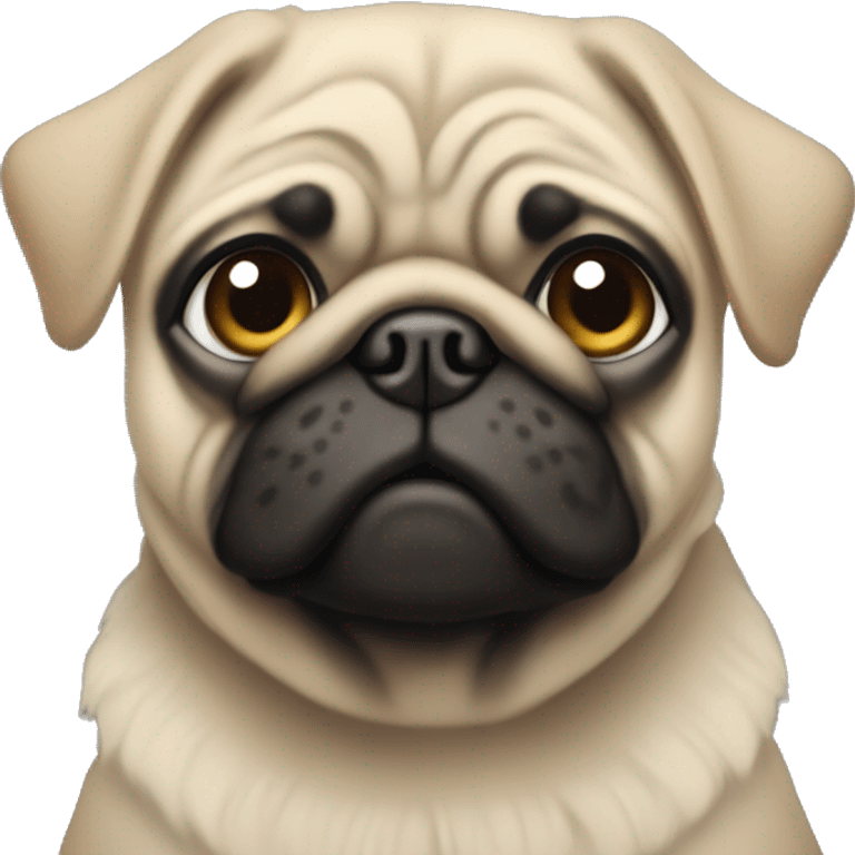 pug in ugg emoji