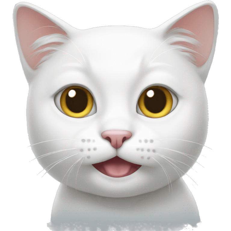 White cat  emoji